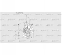 VAD2-/40F/NW-25A (88014075) Газовый клапан с регулятором давления Kromschroder