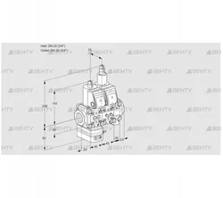 VCD1E20R/20R05D-50LVWR/PPMM/PPPP (88107448) Регулятор давления Kromschroder