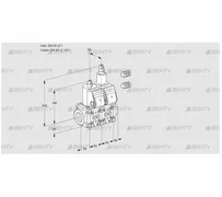 VCS3E50R/65R05NLWR3/PPPP/PPPP (88103740) Сдвоенный газовый клапан Kromschroder