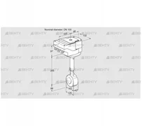 IBHS100Z01A/40A3D (88300974) Дроссельная заслонка Kromschroder