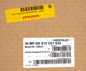 Газовый электромагнитный клапан Weishaupt W-MF-SE 512 C01 S22