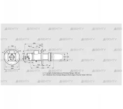 BIC 100HD-300/335-(115)F (84033145) Газовая горелка Kromschroder