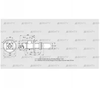 BIC 100RD-0/35-(39)E (84033014) Газовая горелка Kromschroder