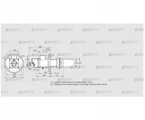 BIC 100RD-0/35-(39)E (84033014) Газовая горелка Kromschroder