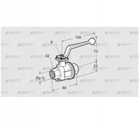 AKT 20R160S (03152352) Запорный кран Kromschroder