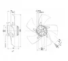 Осевой вентилятор ebmpapst A2D300AP0219