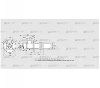 BIC 100HB-0/35-(37E)E (84199304) Газовая горелка Kromschroder