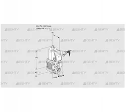 VAS2-/25R/NW (88008319) Газовый клапан Kromschroder