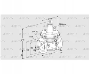 VAR 50F05-1 (86054040) Стабилизатор давления Kromschroder