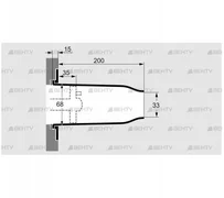 TSC 65B033-200/35-Si-1500 (74917103) Комплект керамического насадка Kromschroder