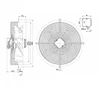 Осевой вентилятор ebmpapst S4D400AS0465