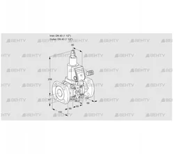 VAS240F/LKGR (88010277) Газовый клапан Kromschroder