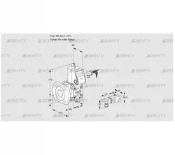 VAS240/-F/NW (88006301) Газовый клапан Kromschroder