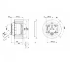 Центробежный вентилятор ebmpapst R4E225BK0503