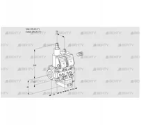 VCG1E25R/25R05LGEWR/MMMM/PPPP (88103658) Клапан с регулятором соотношения Kromschroder