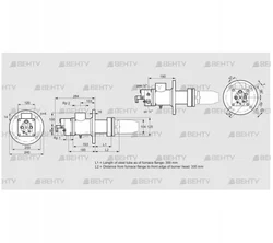 BIC 100RBL-300/335-(111)E (84033340) Газовая горелка Kromschroder