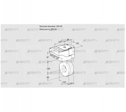 IBA65/50Z05/20-07W2E (88301952) Дроссельная заслонка Kromschroder