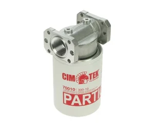 Тонкий фильтр дизельного топлива и бензина Cim-Tek 300-10 с адаптером