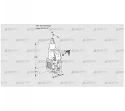 VAS2-/50R/LW (88002171) Газовый клапан Kromschroder