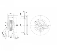 Центробежный вентилятор ebmpapst R2E175AC7720