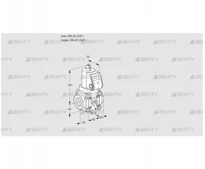 VAN120R/NW (88030868) Сбросной газовый клапан Kromschroder