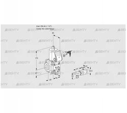 VAS240/-R/NW (88018099) Газовый клапан Kromschroder