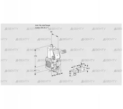 VAS2-/25R/NW (88001419) Газовый клапан Kromschroder