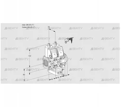 VCG1E25R/25R05FNGEVWR/PPPP/PPPP (88104285) Клапан с регулятором соотношения Kromschroder