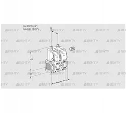 VCS1E15R/15R05FNNWR/PPPP/PPPP (88101223) Сдвоенный газовый клапан Kromschroder