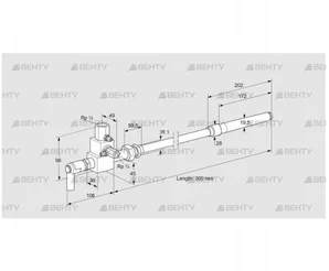 ZMIC 28B300R (84199200) Пилотная горелка Kromschroder