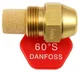 Форсунка 5,00/45B Danfoss 030B0073