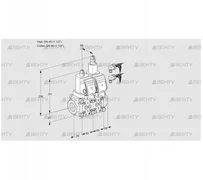 VCS2E40R/40R05NLWGR8/PPPP/PPPP (88104320) Сдвоенный газовый клапан Kromschroder