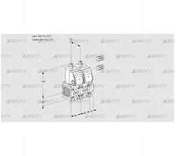 VCS1E15R/15R05FNNWR3/PPPP/PPPP (88105896) Сдвоенный газовый клапан Kromschroder