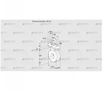 BVA50Z05F (88302023) Дроссельная заслонка Kromschroder