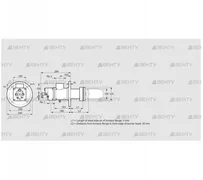 BIC 100RFR-0/35-(107)E (84099730) Газовая горелка Kromschroder