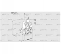 VCS1E25R/25R05NLWGR3/PPPP/PPPP (88100049) Сдвоенный газовый клапан Kromschroder