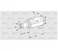 UVS 10L0G1 (84315201) УФ датчик пламени Kromschroder