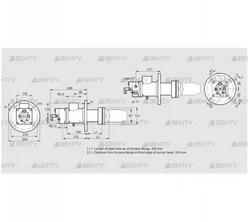 BIC 80RBL-300/335-(11)E (84032141) Газовая горелка Kromschroder