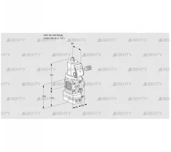 VAD2-/40R/NYGR-100A (88027468) Газовый клапан с регулятором давления Kromschroder