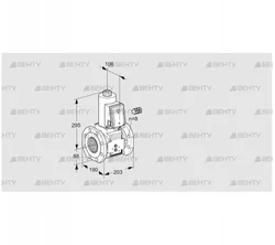 VAS780F05NQ3B/PP/PP (88206737) Газовый клапан Kromschroder