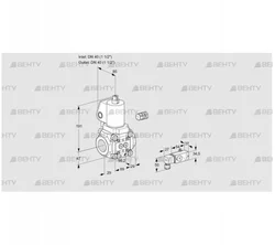 VAS240R/NWGL (88031757) Газовый клапан Kromschroder