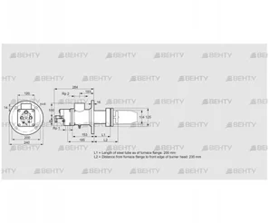 BIC 100RD-200/235-(39)E (84033034) Газовая горелка Kromschroder