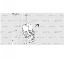 VCD1E25R/25R05ND-100WL/PPPP/PPMM (88107012) Регулятор давления Kromschroder