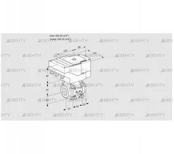 IFC1T20/20N05-20MMPP/40A2A-I (88303060) Регулирующий клапан с сервоприводом Kromschroder