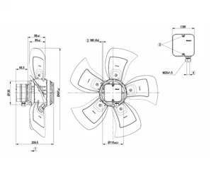 Осевой вентилятор ebmpapst A4D500AE0301