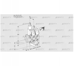 VCD1E20R/20R05LD-25WR/PPPP/PPPP (88106608) Регулятор давления Kromschroder