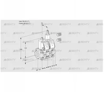 VCS1E25R/25R05NLQR3/PPPP/PPPP (88100131) Сдвоенный газовый клапан Kromschroder