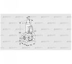 VAS7T80A05LQSRE/PP/PP (88204416) Газовый клапан Kromschroder