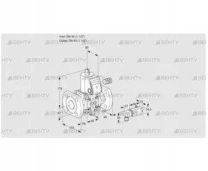 VAS240F/NW (88030863) Газовый клапан Kromschroder