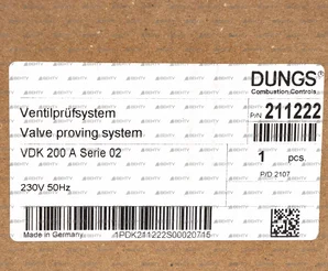 Блок контроля герметичности Dungs VDK 200 A S02 230 В 50 Гц